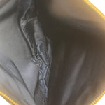 Christian Dior Vintage Denim Leather Trim  Saddle Pochette
