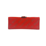 Balenciaga Red Leather Hourglass XS Rhinestones Two-Way Bag