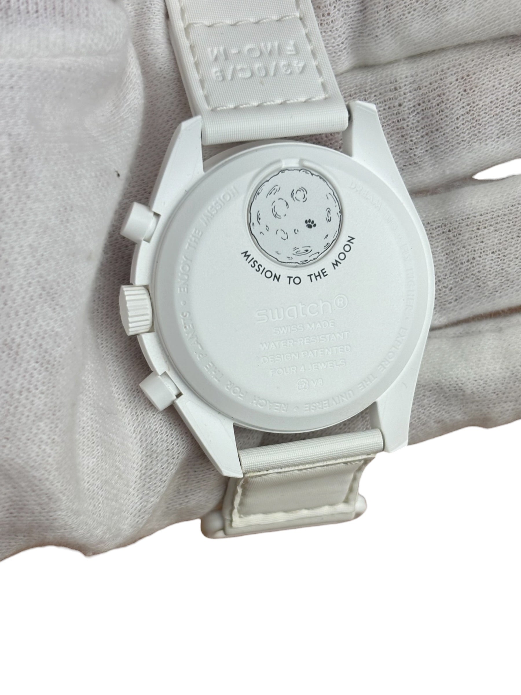 Swatch Omega White Bioceramic MoonSwatch Full Moon - SO33W700
