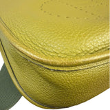 Hermes Green Leather Evelyne TMP Crossbody Bag