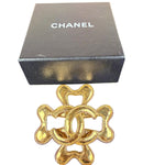 Chanel Vintage Spring Collection Lucky Four-Leaf Clover Brooch 94P 1994