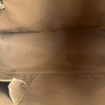 Louis Vuitton Leather Batignolles Horizontal Canvas Monogram Tote Bag