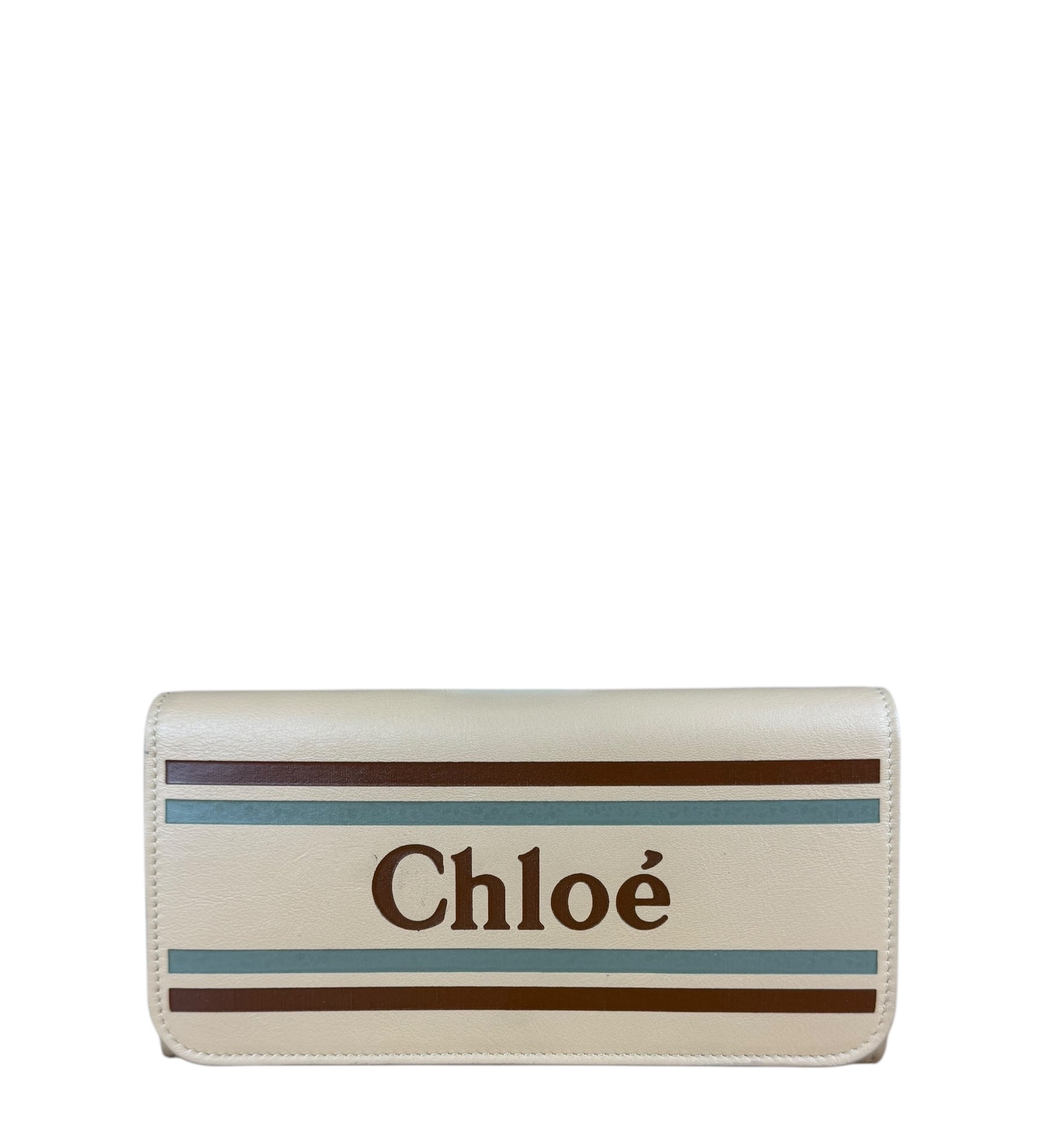 Chloé Vick Leather Long Wallet