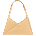 Maison Margiela MM6 Peach Satin Accordion Shoulder Bag