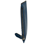 Salvatore Ferragamo Navy Calfskin Coin/Card Holder