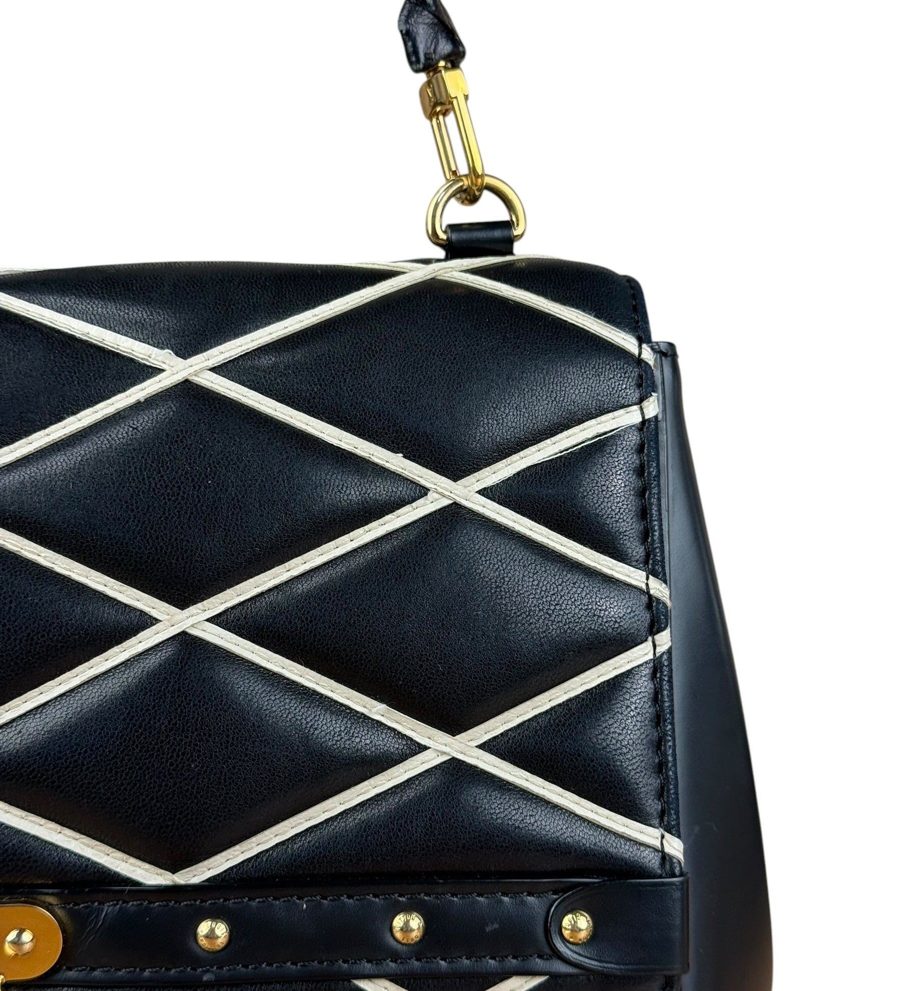 Louis Vuitton Black Malletage Quilted Shoulder Bag