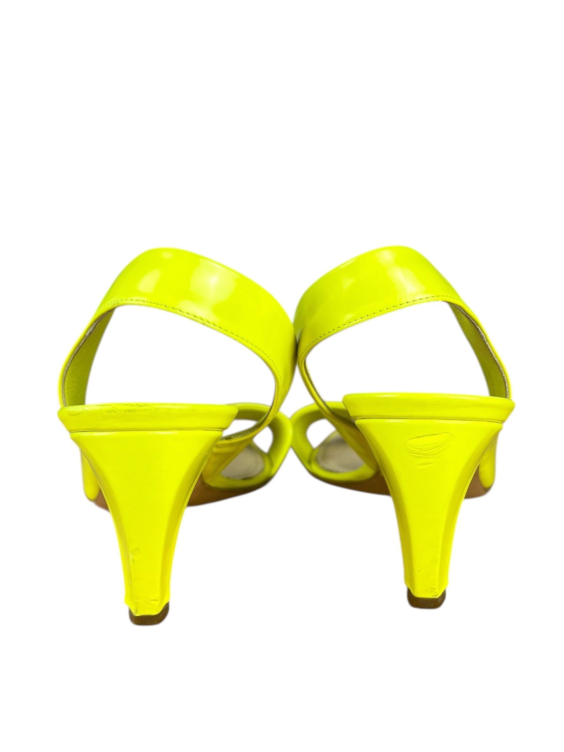 Louis Vuitton Neon Leather Heel