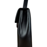 Prada Vintage Black Leather Top Handle Bag