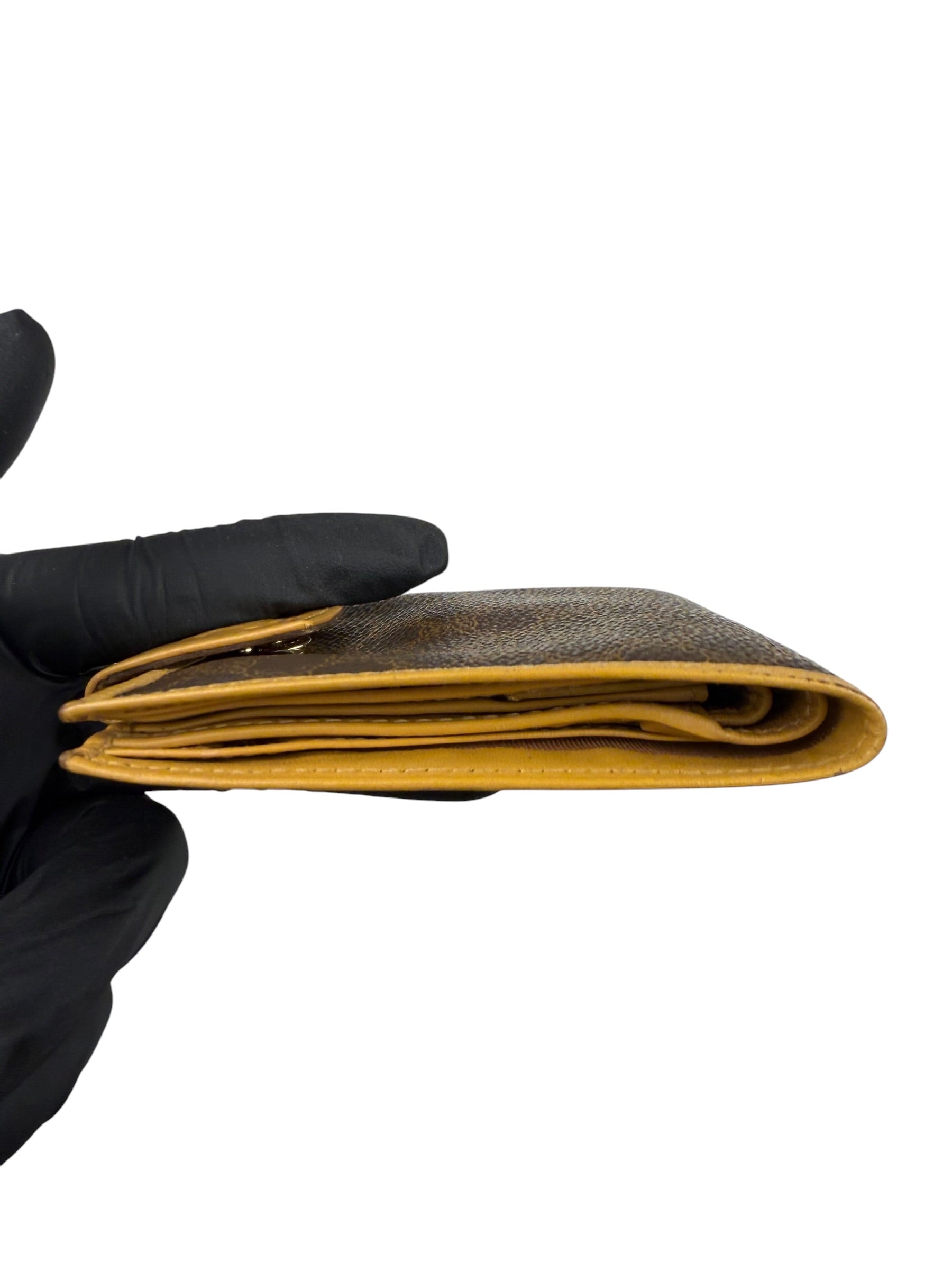 Celine Vintage Macadam Compact Bifold Wallet