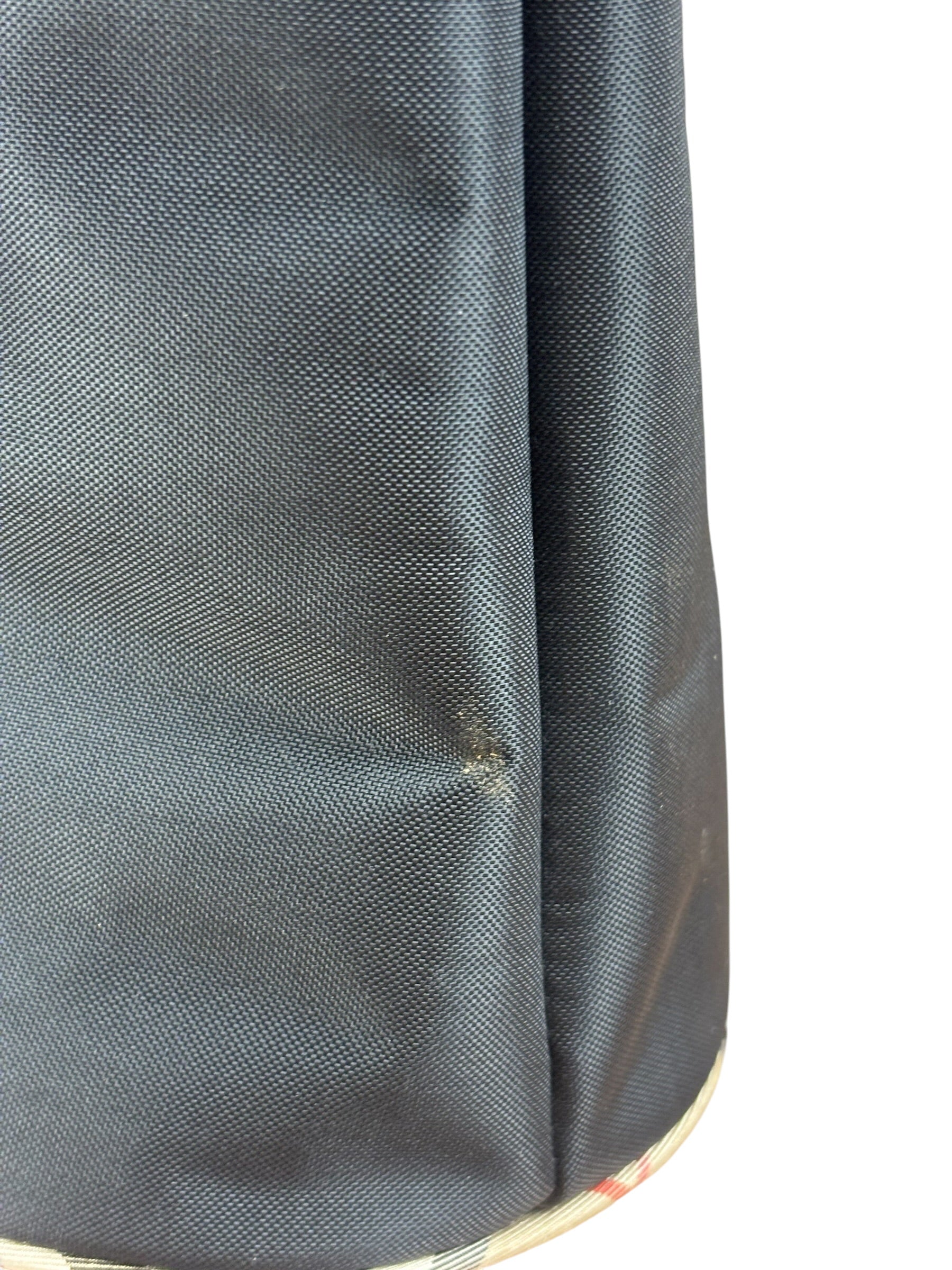 Burberry Vintage Blue Label Nylon Bucket Tote Bag