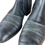 Gucci Black Imprime Pattern Leather Chelsea Boot