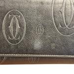 Cartier Vintage Metallic Gold Happy Birthday Continental Wallet