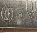 Cartier Vintage Metallic Gold Happy Birthday Continental Wallet