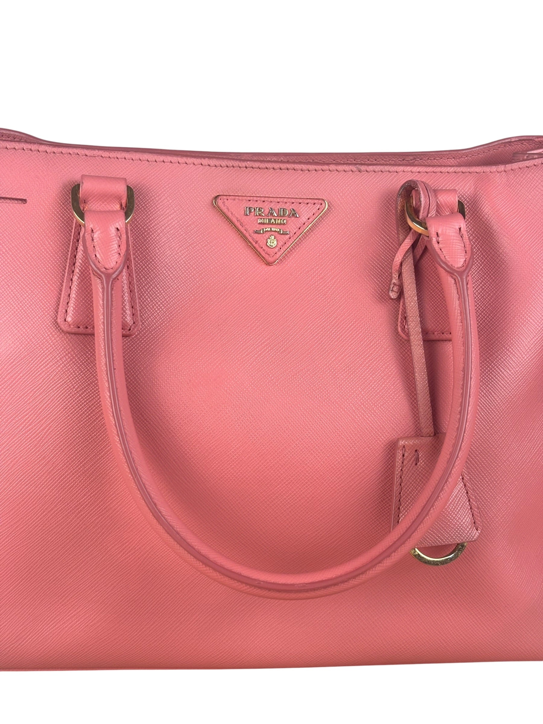 Prada Pink Galleria Saffiano Leather Tote