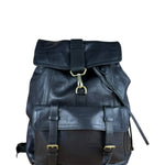 Coach black Leather Backpack