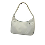 Prada Grey Nylon Re-Edition Pochette