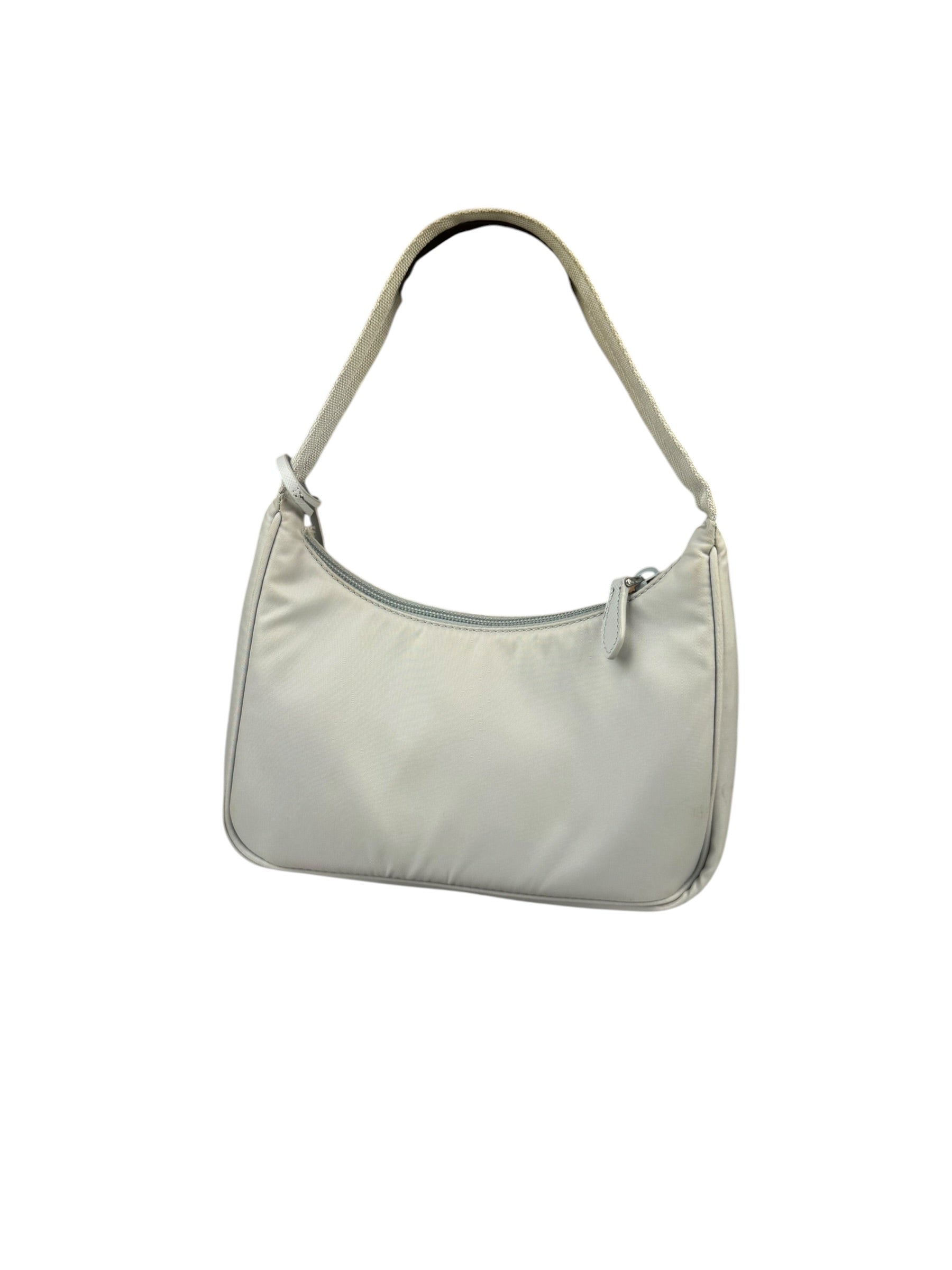 Prada Grey Nylon Re-Edition Pochette