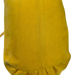 Fendi Yellow Leather Shoulder Bag