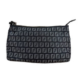 Fendi Black Zucca Vintage Pouch
