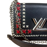 Louis Vuitton Multi Color Epi Leather Embroidered Twist Shoulder Bag