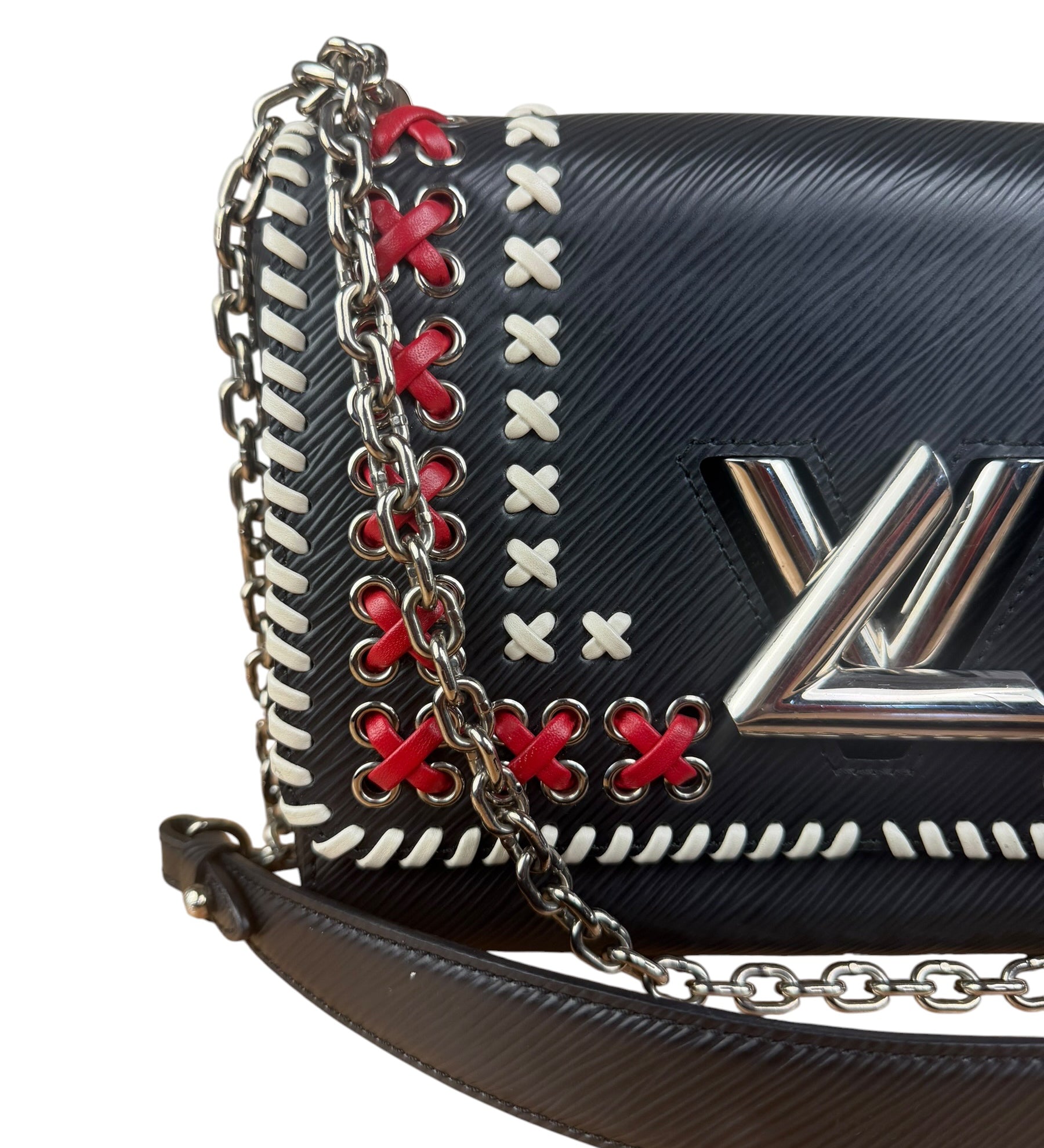 Louis Vuitton Multi Color Epi Leather Embroidered Twist Shoulder Bag