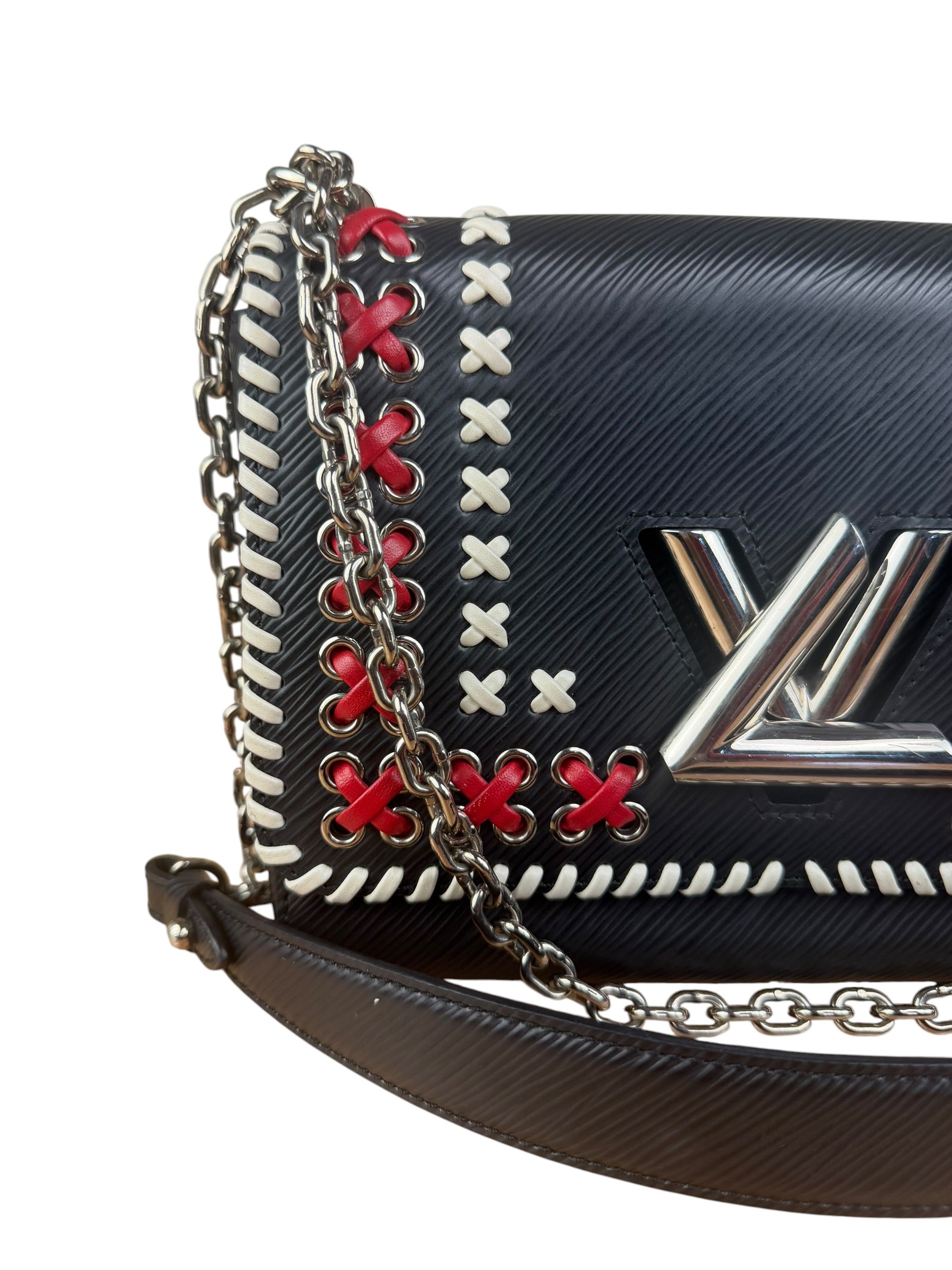Louis Vuitton Multi Color Epi Leather Embroidered Twist Shoulder Bag