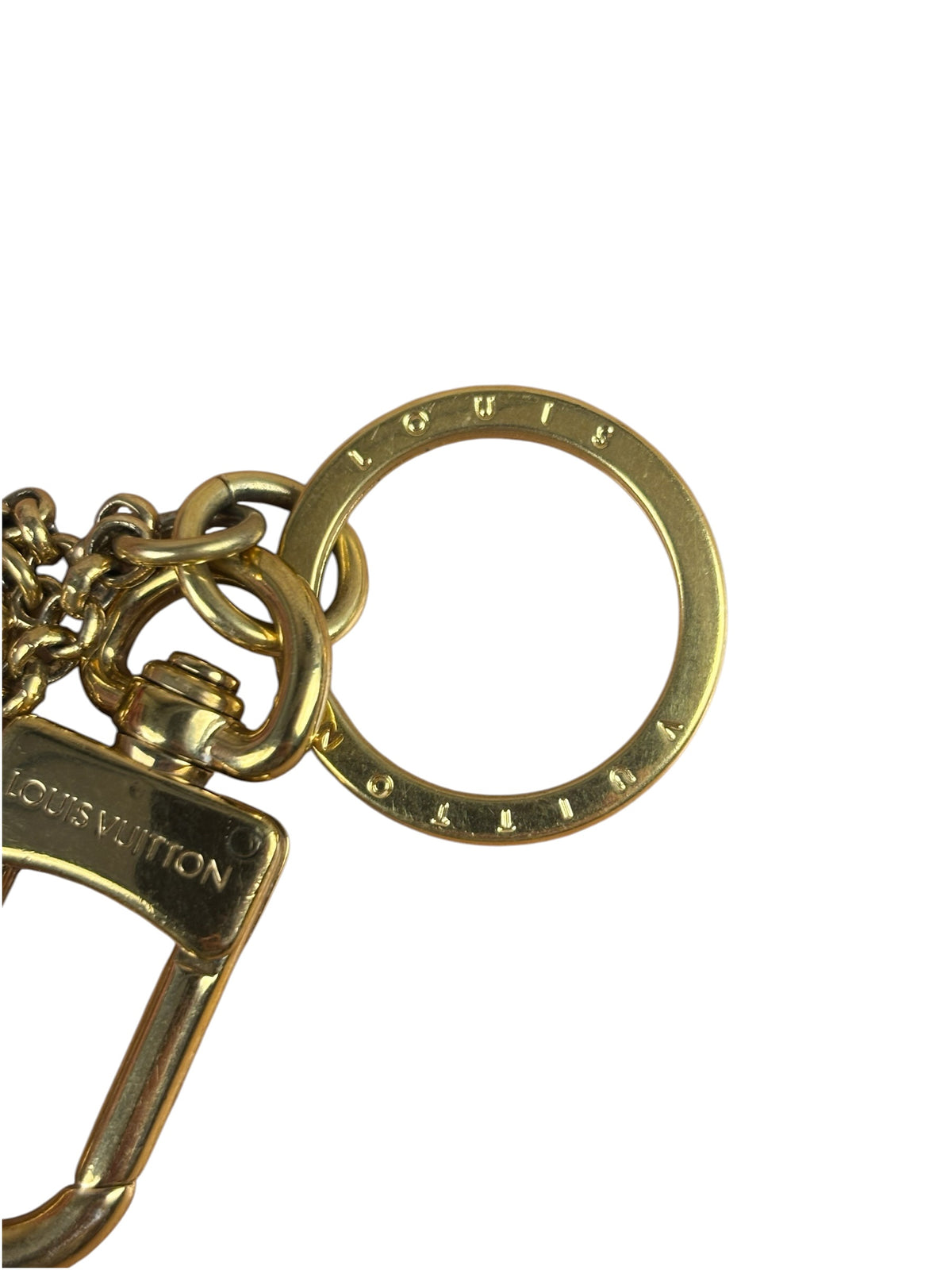 Louis Vuitton My LOve Gold Heart Charm Key Holder