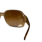 Gucci Vintage Gold Square Frame Sunglasses