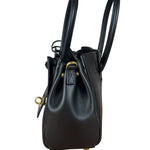Balenciaga Black Leather Mini Bel Air Carry All Two-Way Bag