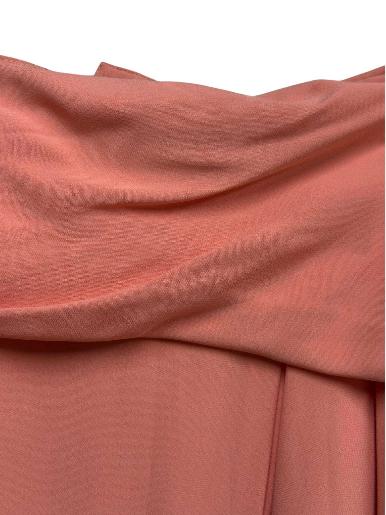 Fendi Salmon-Toned Pleated Vintage Skirt