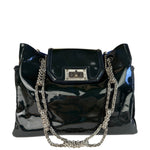 Chanel Green Patent Lambskin Reissue Venetian Mademoiselle Chain Flap Bag 2008