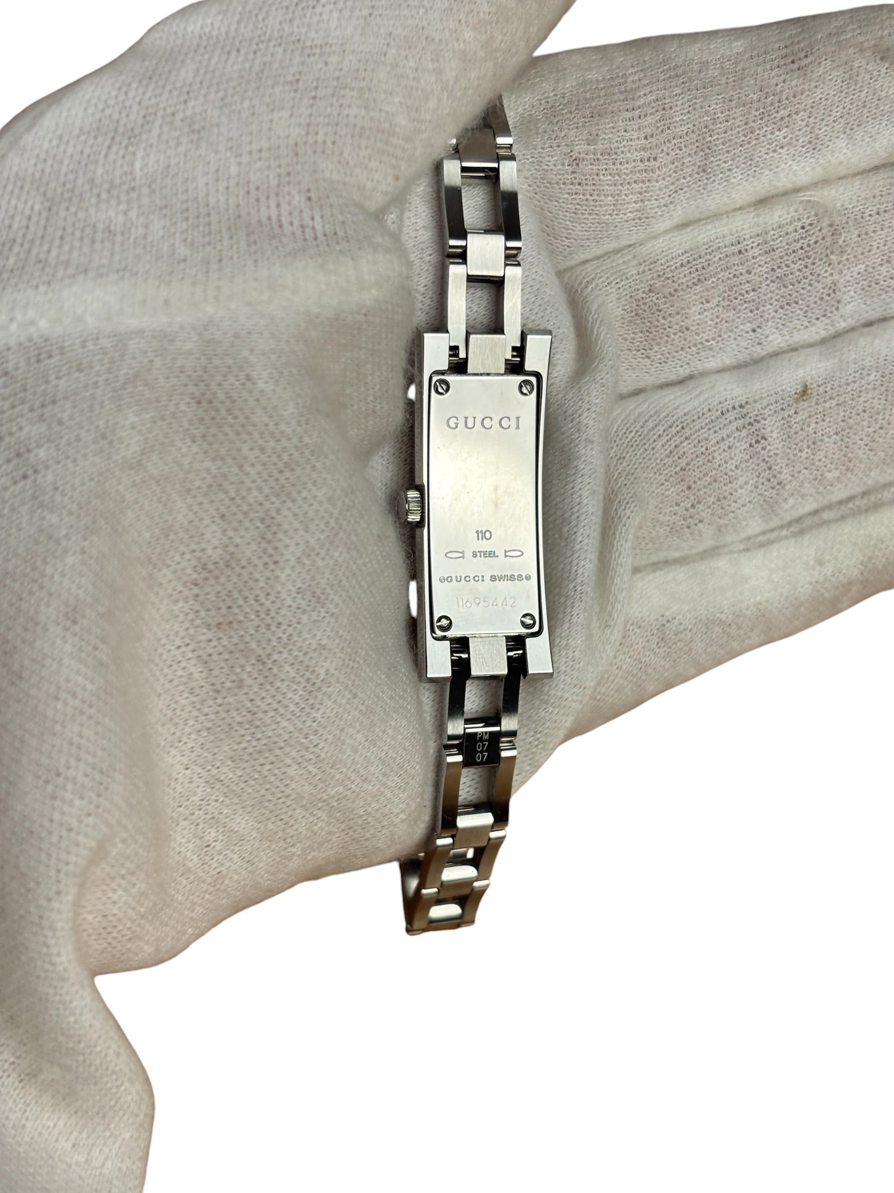 Gucci 110 Rectangular Dial Link Bracelet