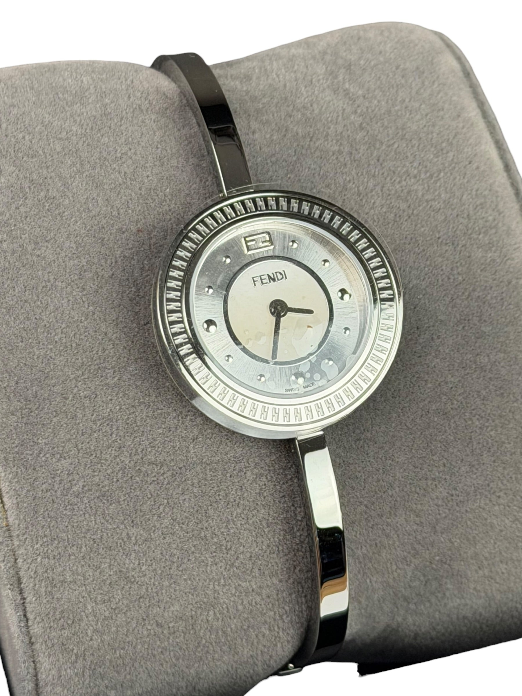 Fendi My Way 35000s Silver Bangle Watch