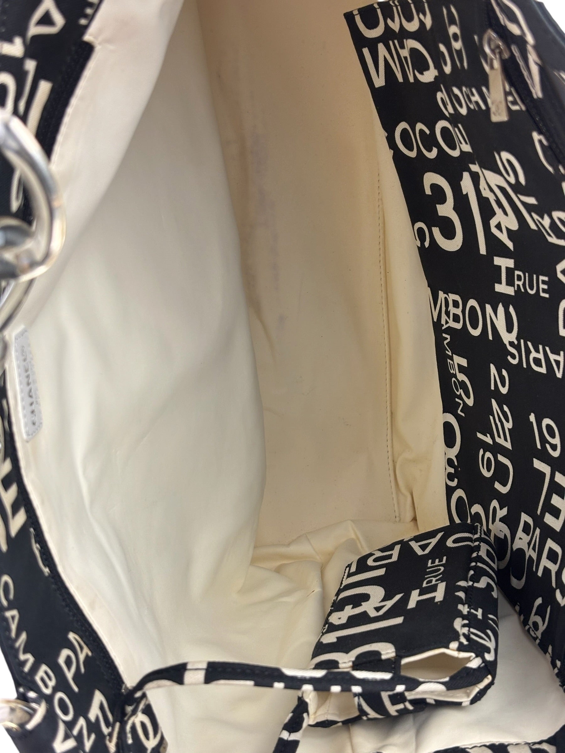 Chanel Black 31 Rue Cambon By Sea Line Tote 2002