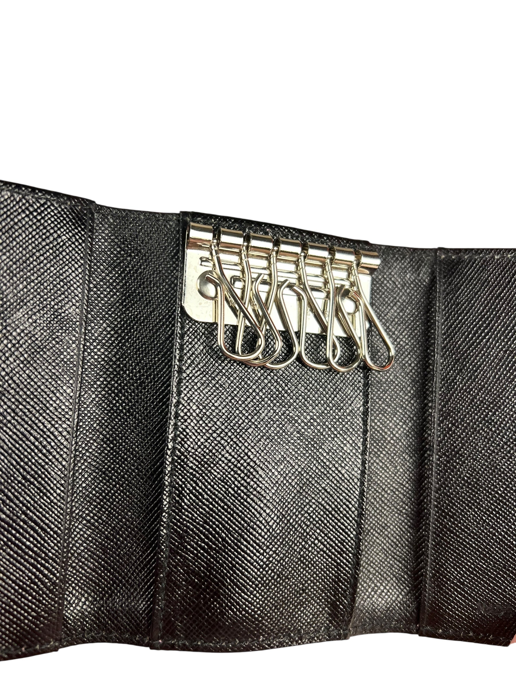 Prada Pink Nylon Key Holder