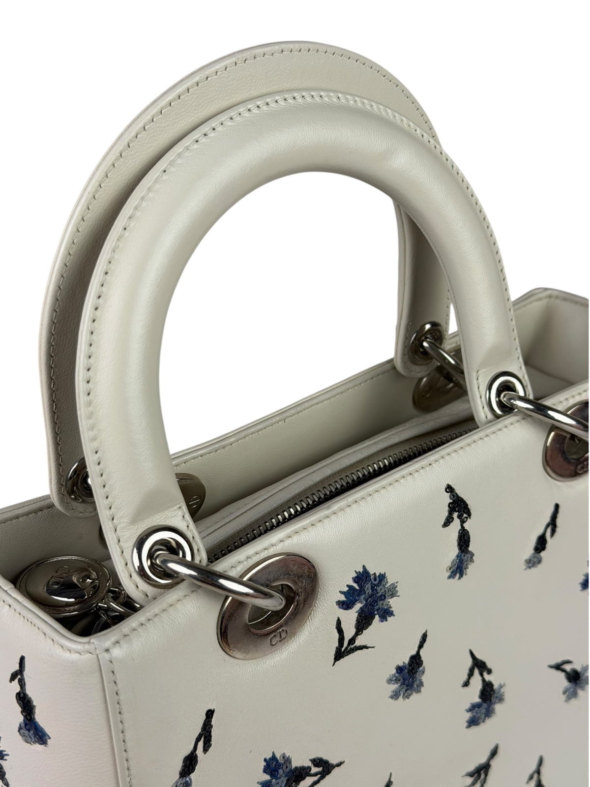 Christian Dior Medium Sequin Embroidered Lady Dior