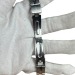 YSL Blue Circle Dial Stainless Band