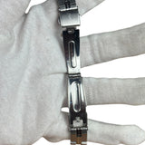 YSL Blue Circle Dial Stainless Band