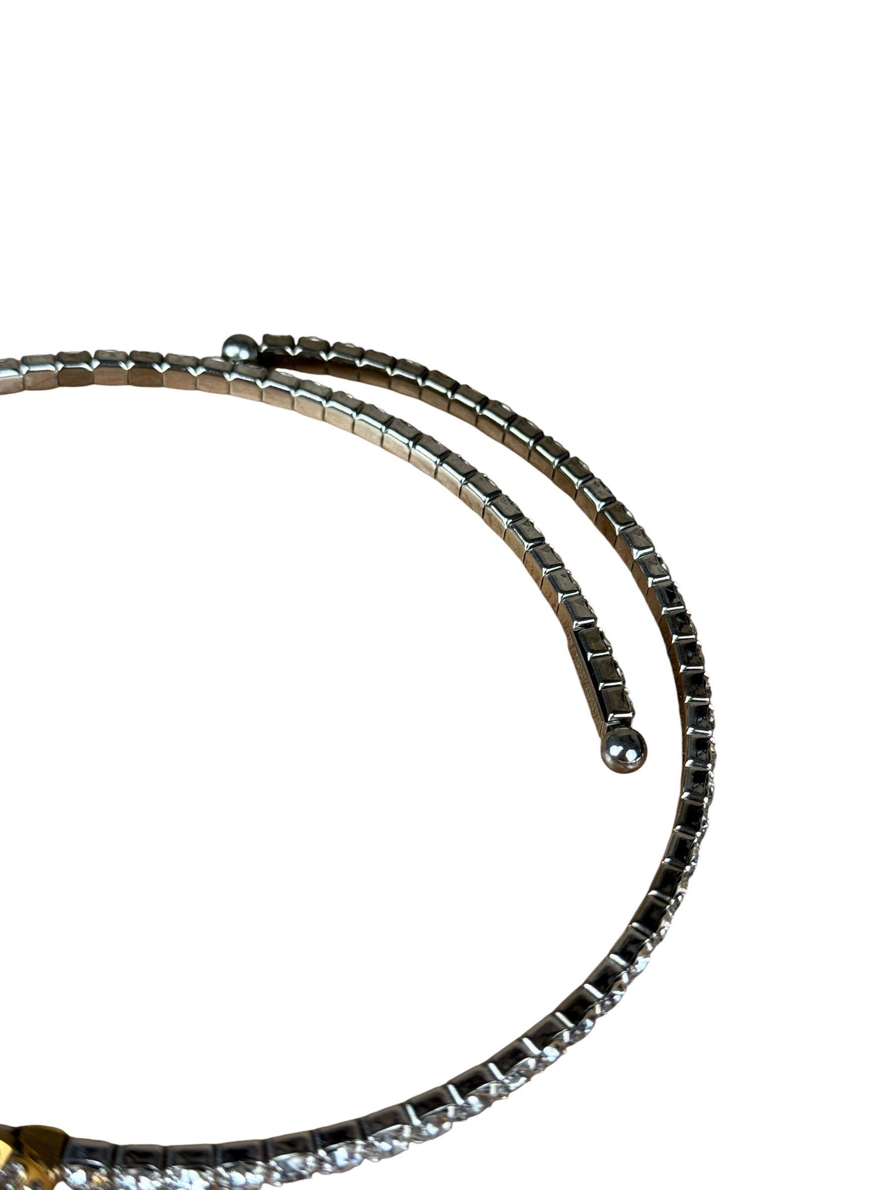 Miu Miu Crystal Jewel Fringe Choker