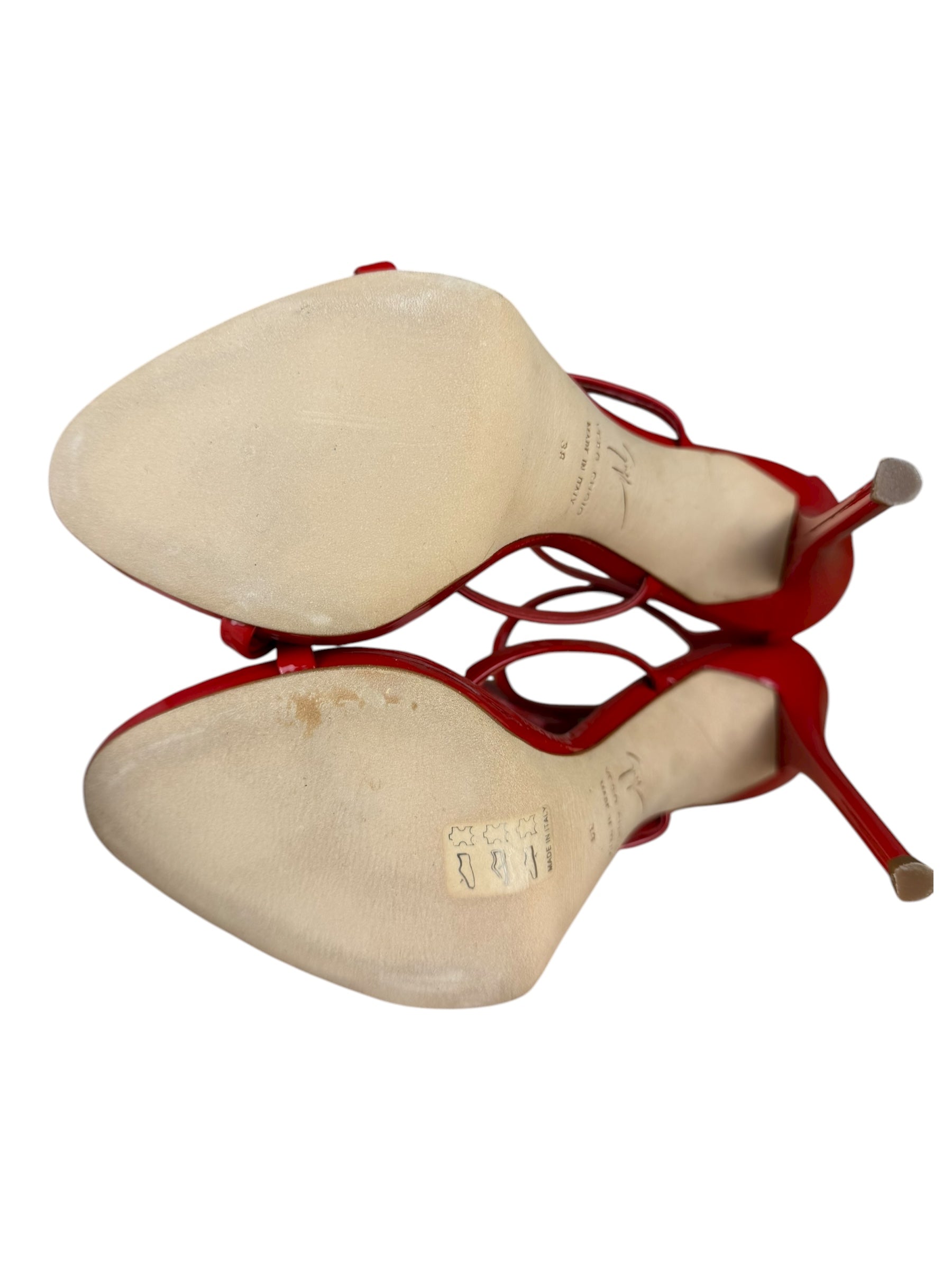 Giuseppe Zanotti Red Heart Heels