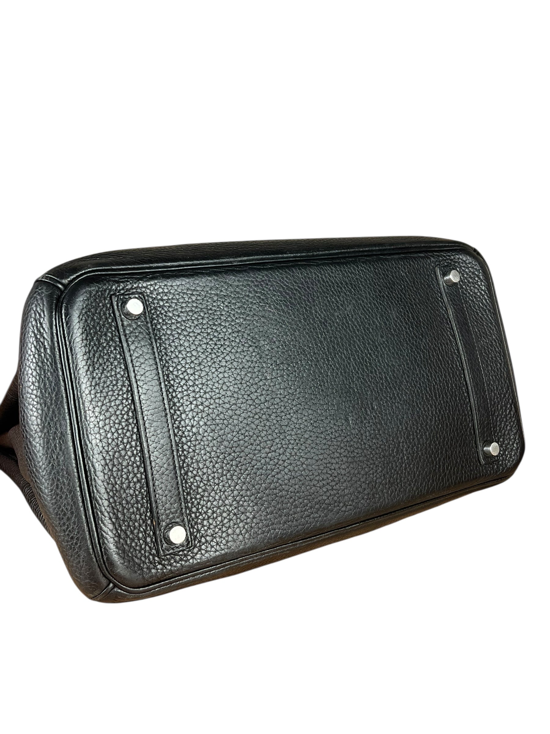 Hermes Birkin 35 Black Togo Palladium 2010