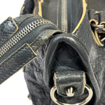 Balenciaga Charcoal Le City Small Two-Way Bag
