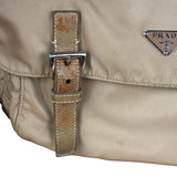 Prada Khaki Tessuto Nylon Messenger