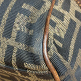 Fendi Vintage Leather Trim Zucca Etnico/Du Jour Tote Bga