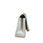 Chanel Vintage White Leather Diana Flap Shoulder Bag 1989