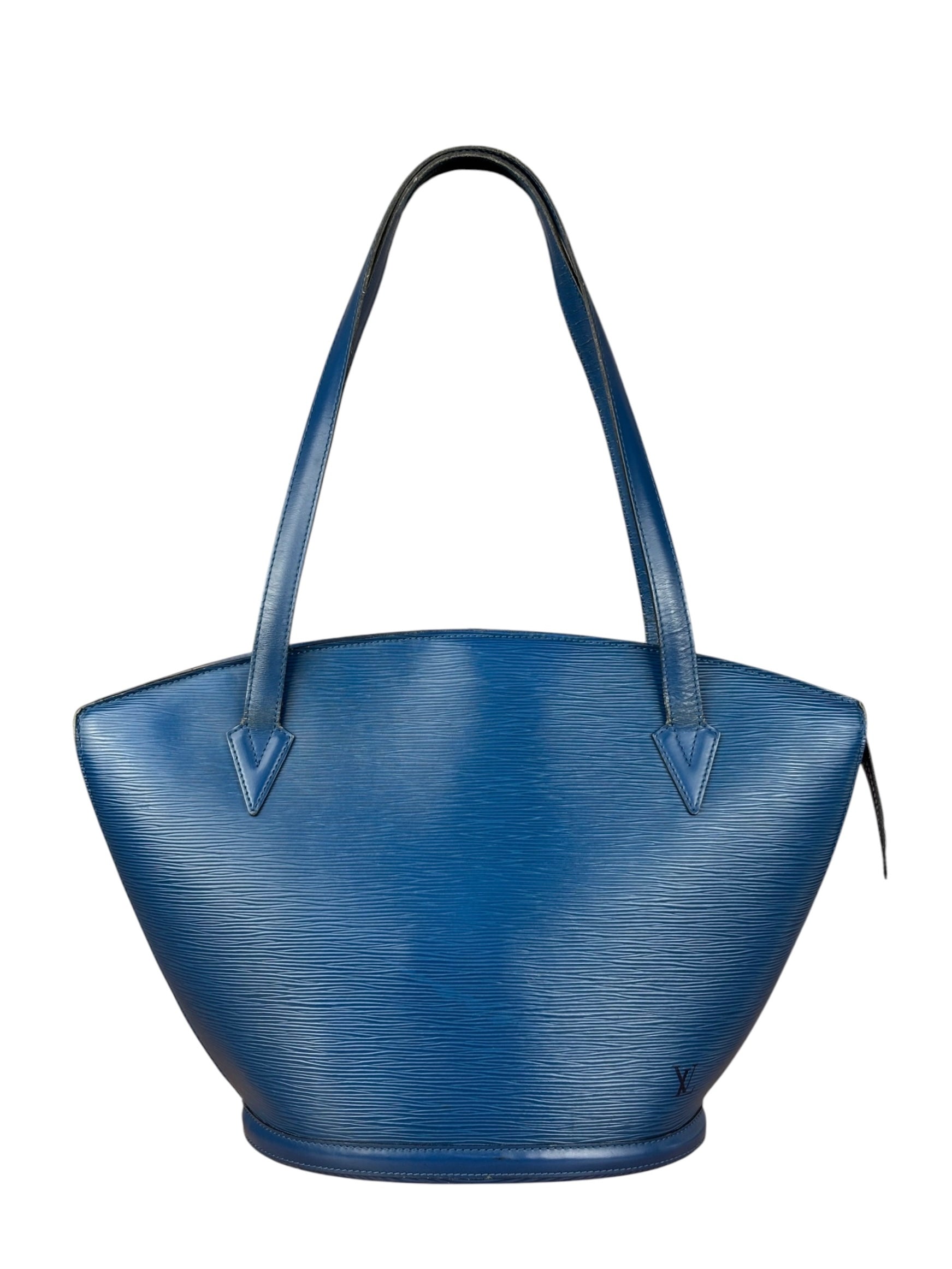 Louis Vuitton Blue Epi Saint Jacques GM Shoulder Bag