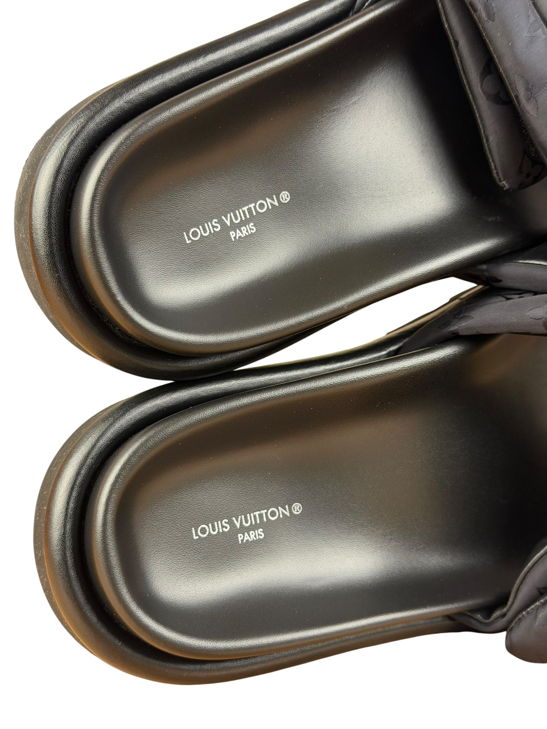 Louis Vuitton Black Pool Pillow Comfort Mules