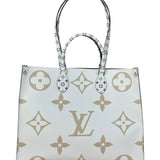 Louis Vuitton Khaki/Green OnTheGo GM Tote