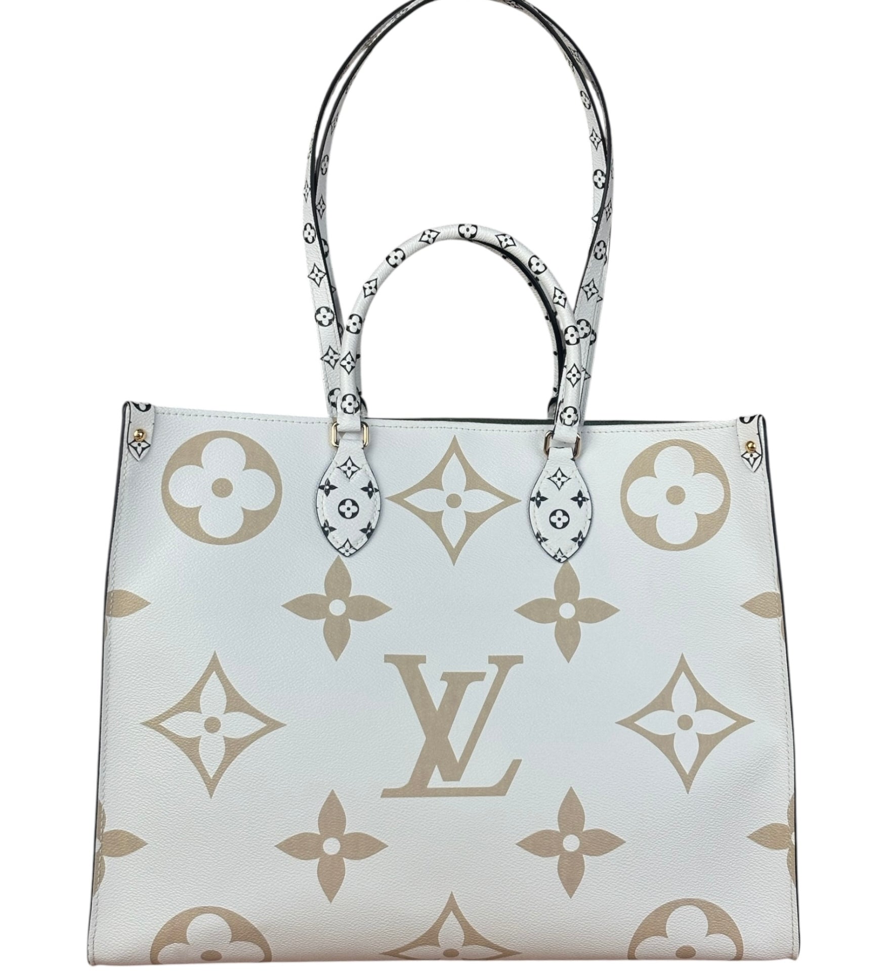 Louis Vuitton Khaki/Green OnTheGo GM Tote