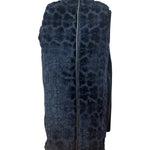 Bottega Veneta Vintage Blue Leopard Chenille Shoulder/Hand Bag
